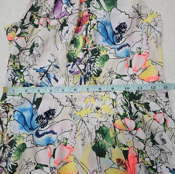 Express Floral Halter Dress - Multicolor - Picture 6 of 7